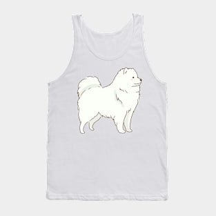 Cute samoyed dog standing Tank Top